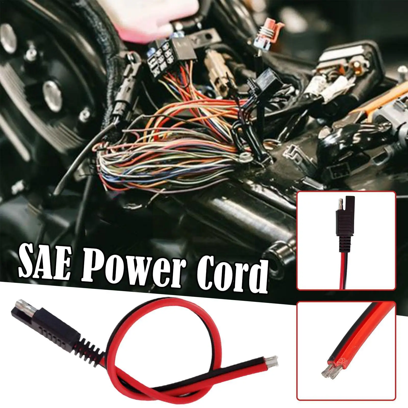 

Автомобильный Удлинительный кабель питания 12 В, 18awg, 10 см, штекер кабеля, разъем провода, гнездо W0C4