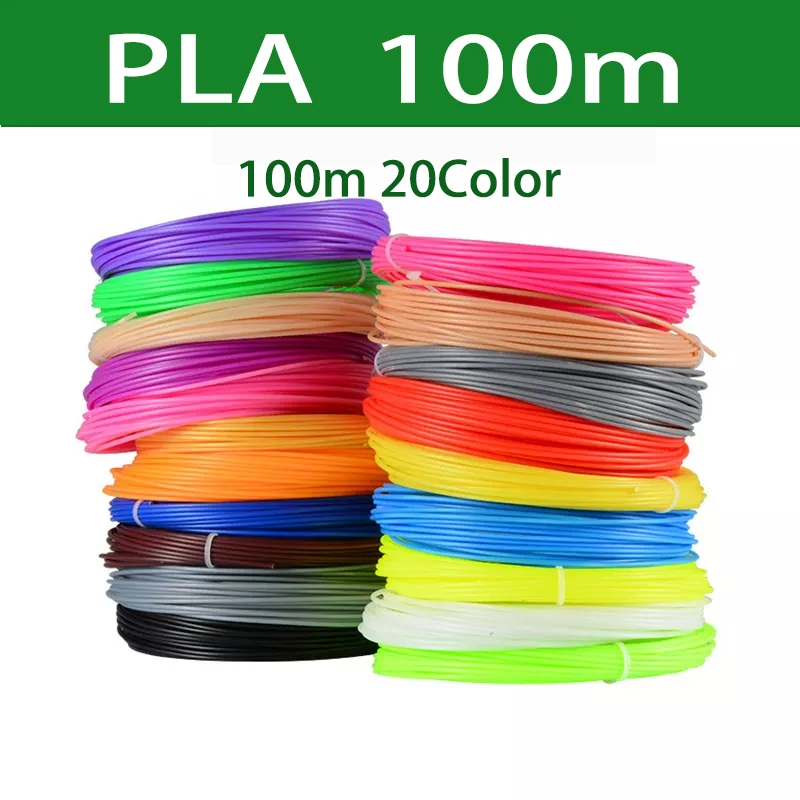 

PCL Filament For 3D Pen Filament Diameter 1.75mm 100M Plastic Filament for 3D Printer Pen Child-Safe Refill