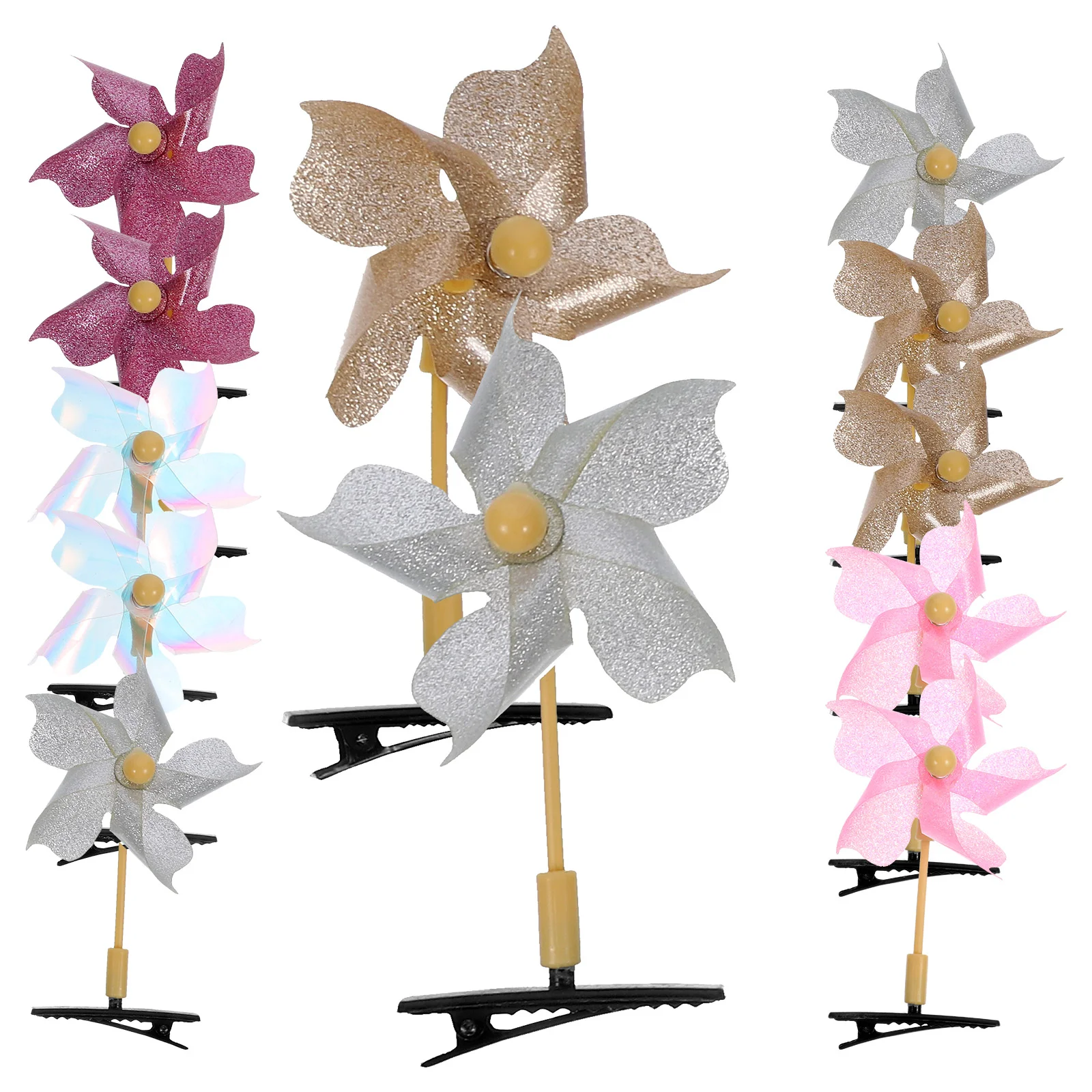 

20 Pcs Windmill Hairpin Girl Accessories Clips Dance Girls Kids Toys Accessory Little