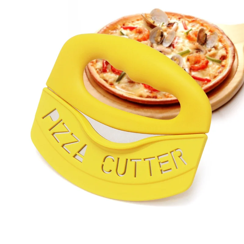 

Portabl Pizza Cutter Food Chopper Super Sharp Stainless Steel Pizza Cutter with Protective Sheath Multi Function Pizza Knife Kit