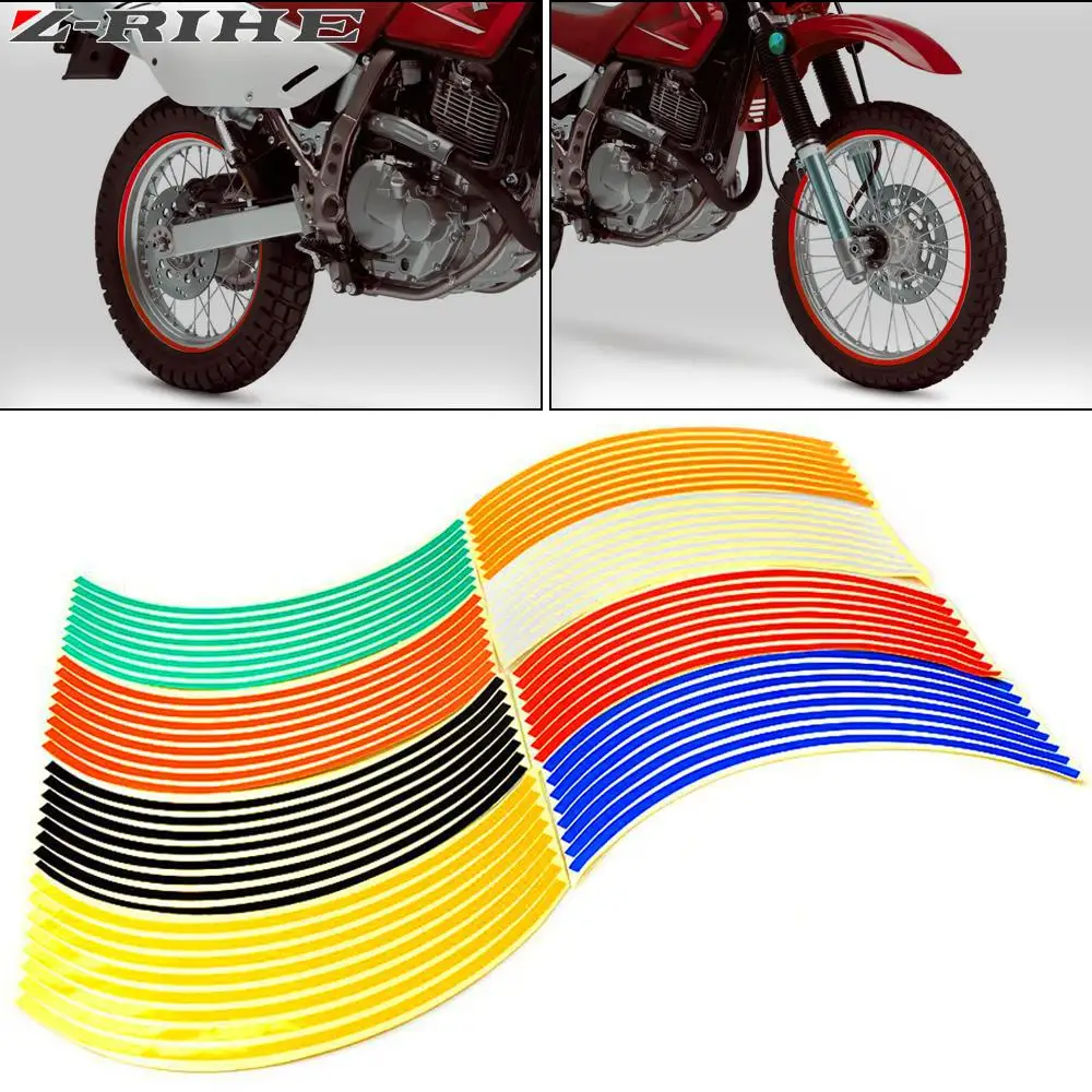 

16 Strips Bike Motorcycle Accessories Wheel Sticker Tape 17 18inch For HONDA CB1100/GIO special CRF1000L AFRICA TWIN CBF1000/A