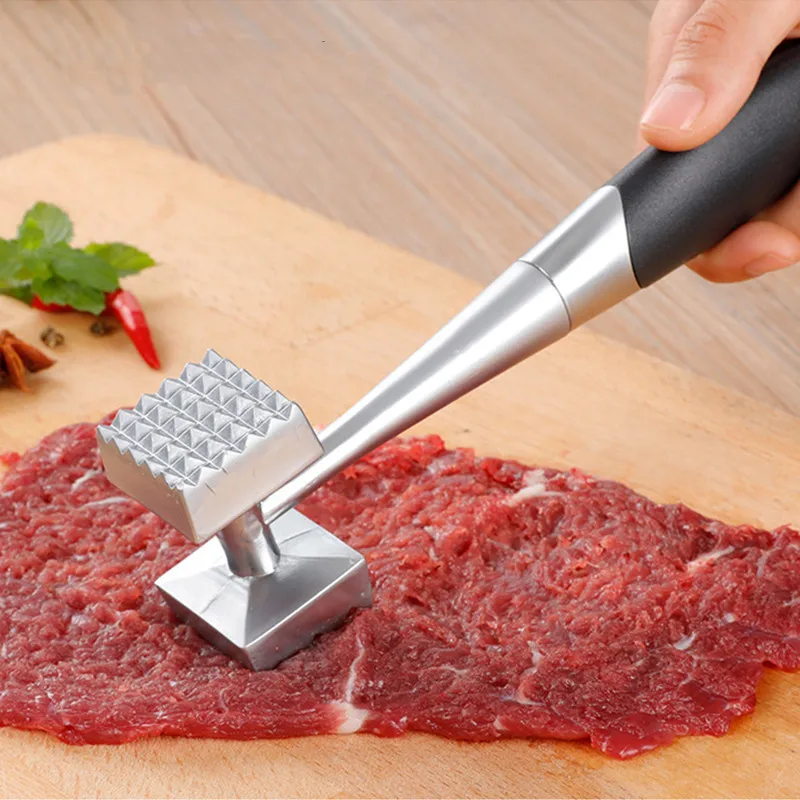 

New Kitchen Tender Loose Meat Zinc Alloy Hammer Steak Professional Meat Hammer Tenderizer Cooking Tools Kitchenware