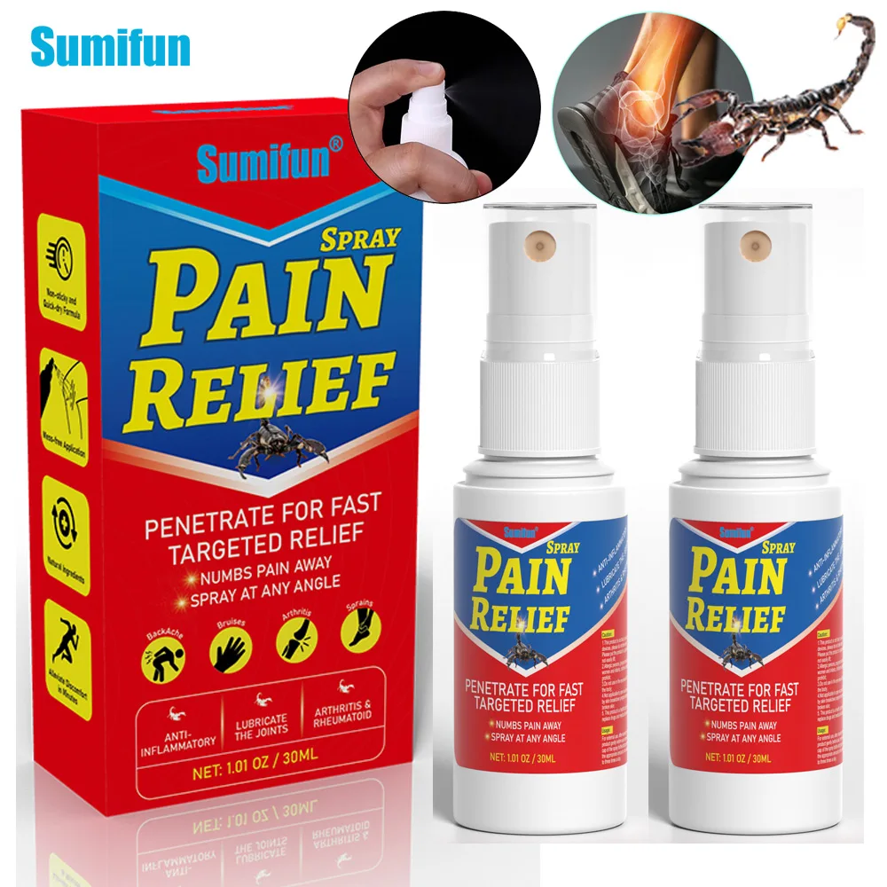 

1/3/5/10pcs Scorpion Venom Analgesic Spray Powerful Joint Pain Relief Liquid Rheumatoid Arthritis Muscle Ache Medical Plaster