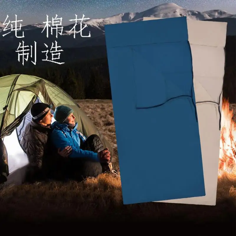 

Adult Cotton Sleeping Bag Liner Ultralight Healthy Cotton Envelope Sleeping Bag Liner Outdoor Camping Emergency Portable Sheet