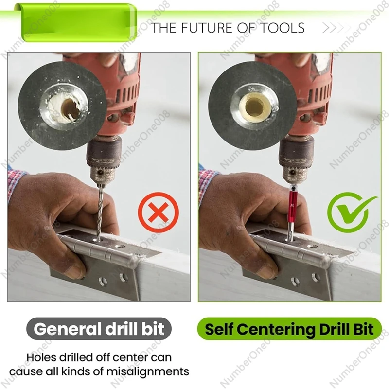 Набор самостоятельных фрез 1/4 дюйма шестигранный хвостовик Викс бит от 5/64-дюйма