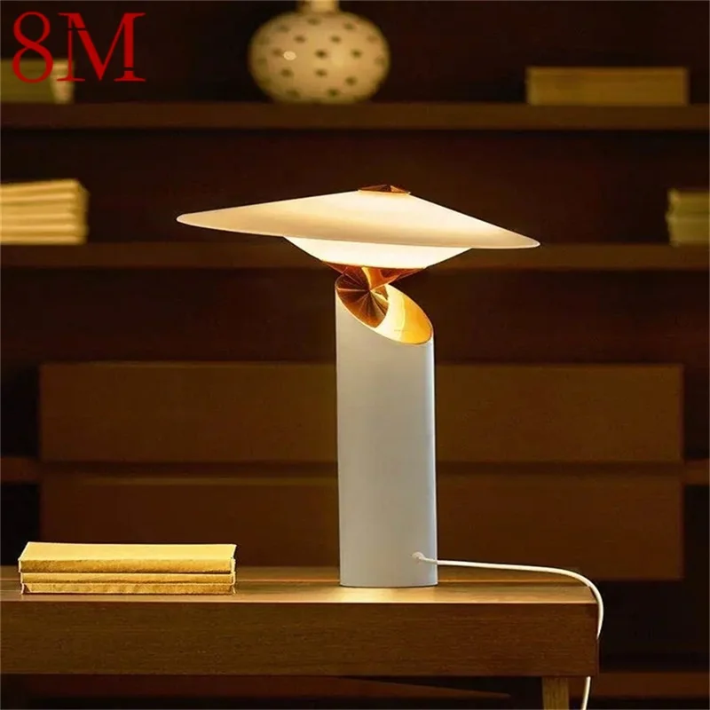 

OUFULA Italian Style Table Lamp Vintage Simple Design LED Bedside Desk Light Decor for Home Living Room Hotel