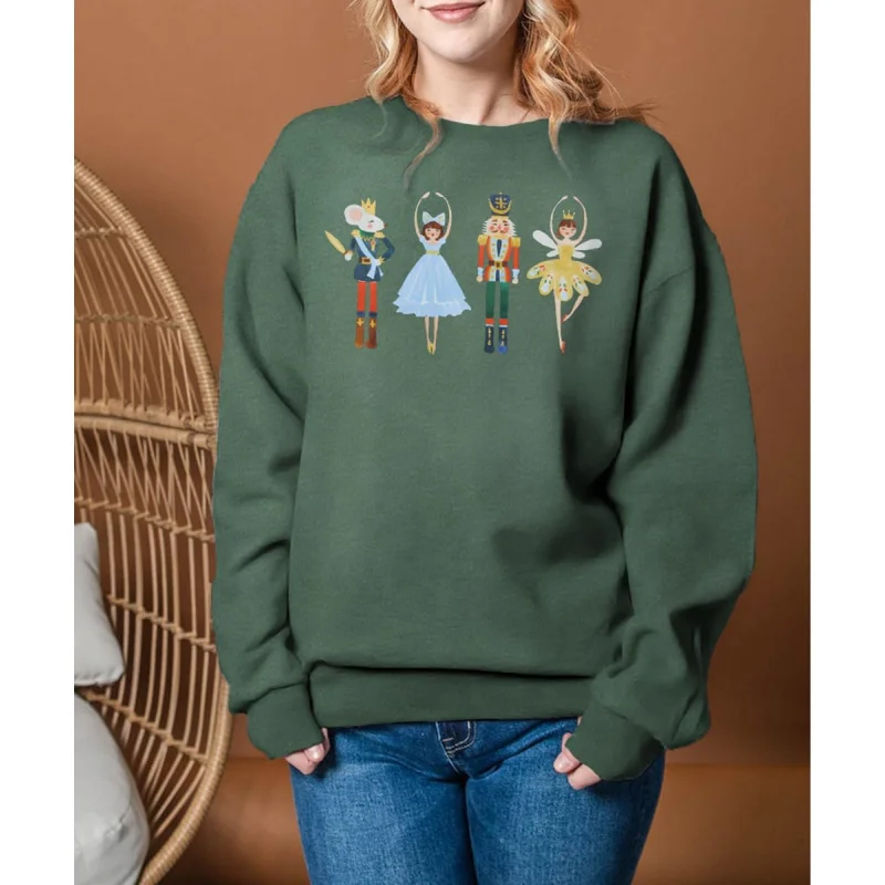 Рождественский женский Щелкунчик спортивная повседневная рубашка новая мода