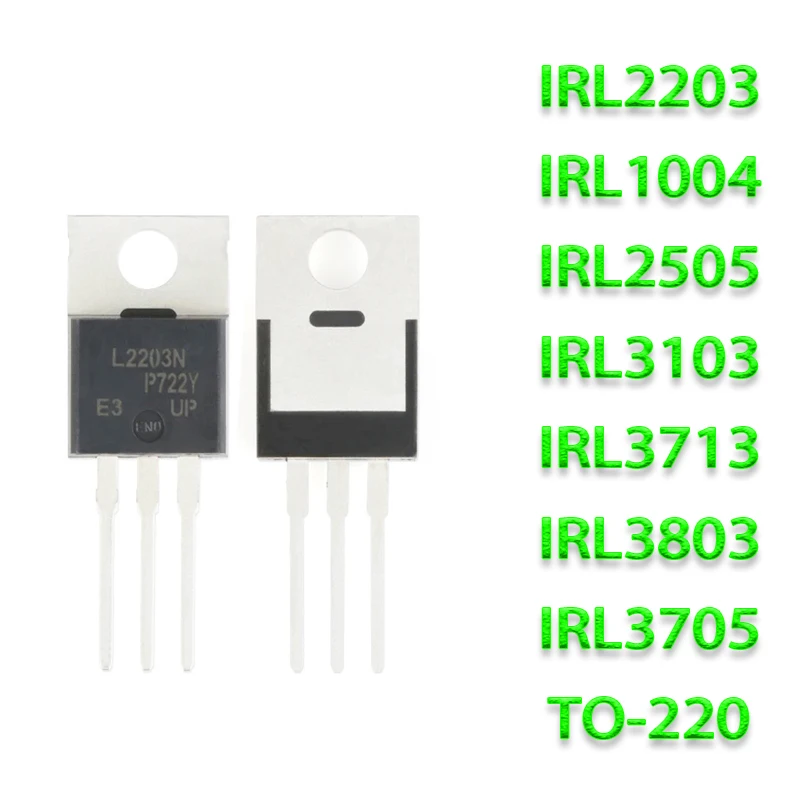 IRL2203N TO220 IRL2203 TO-220 IRL2203NPBF IRL1004 IRL2505 IRL3103 IRL3713 IRL3803 IRL3705N IRL3705 IRL2505PBF IRL3705NPBF, 10 шт. IRL2203N TO220 IRL2203 TO-220 IRL2203NPBF IRL1004 IRL2505 IRL3103 IRL3713 IRL3803 IRL3705N IRL3705 IRL2505PBF IRL3705NPBF, 10 шт.