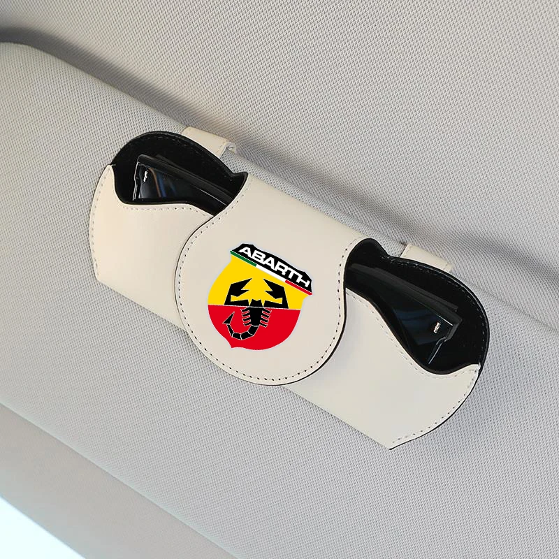 

Автомобильный держатель для солнцезащитных очков, зажим для солнцезащитных очков для Fiat Abarth 595 Abarth 500 Abarth 124 Spider 1 шт. Punto