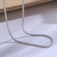 gold silver color pendant necklace textured sparkling glitter clavicle cauliflower chain women men jewelry