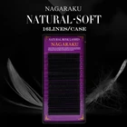 NAGARAKU 16 Линий Отдельные Ресницы для Наращивания Макияж  Искусственные Норковые Ресницы  Наращивание Ресниц для Профессионалов Натуральные Мягкие Лёгкие Ресницы Насыщенный Чёрный Цвет Высокое Качество