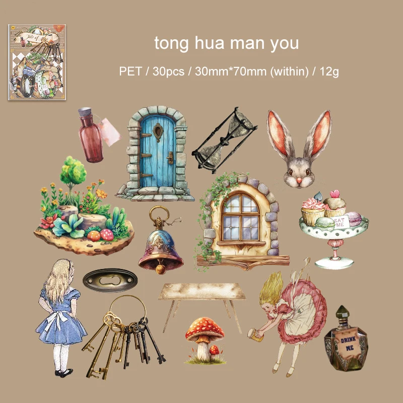 

Набор стикеров JIANWU Alice Story Series