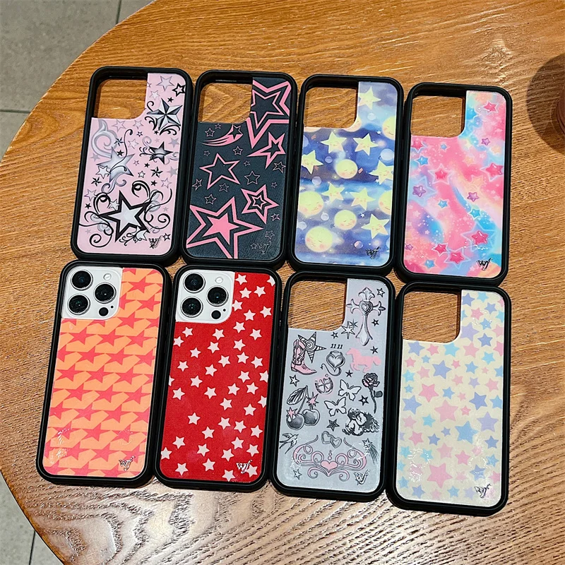 Фото Чехол для телефона Wildflower Nessa Barrett Celestial Dreaming для iPhone 17, 16, 15, 14, 13, 12, Pro Max Miranda Rae Super Sweet Stars Cover №2