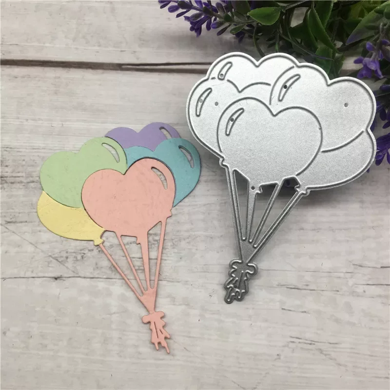 

6PCS/lot Balloons Metal Cutting Dies Stencil template Die Cut Scrapbooking embossing dies art decoation Craft knife mold