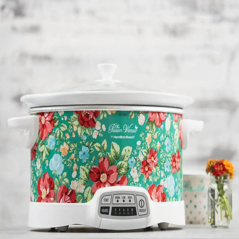 

Floral 7-Quart Programmable Slow Cooker, 33479