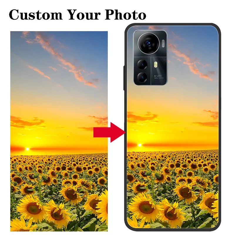 Мягкий чехол для телефона по индивидуальному заказу своими руками ZTE Blade V60 Design 4G