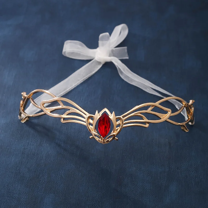 Женская винтажная повязка на голову с изображением языческой богини