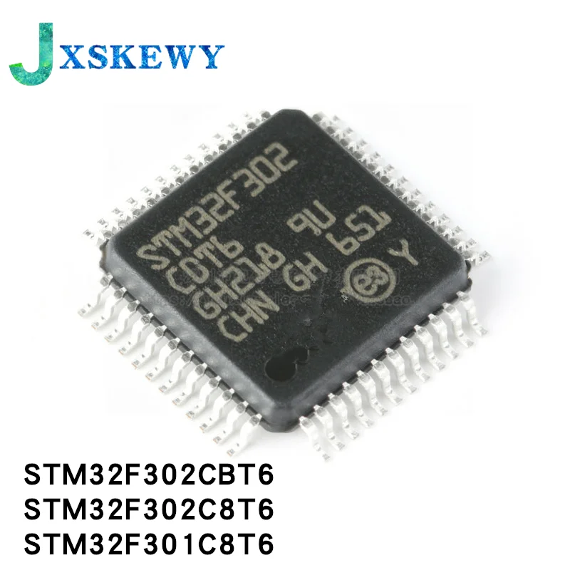 

5PCS New STM32F302CBT6 STM32F302C8T6 STM32F301C8T6 STM32F 302CBT6 STM32F 302C8T6 STM32 F301C8T6 QFP-48 Chipset