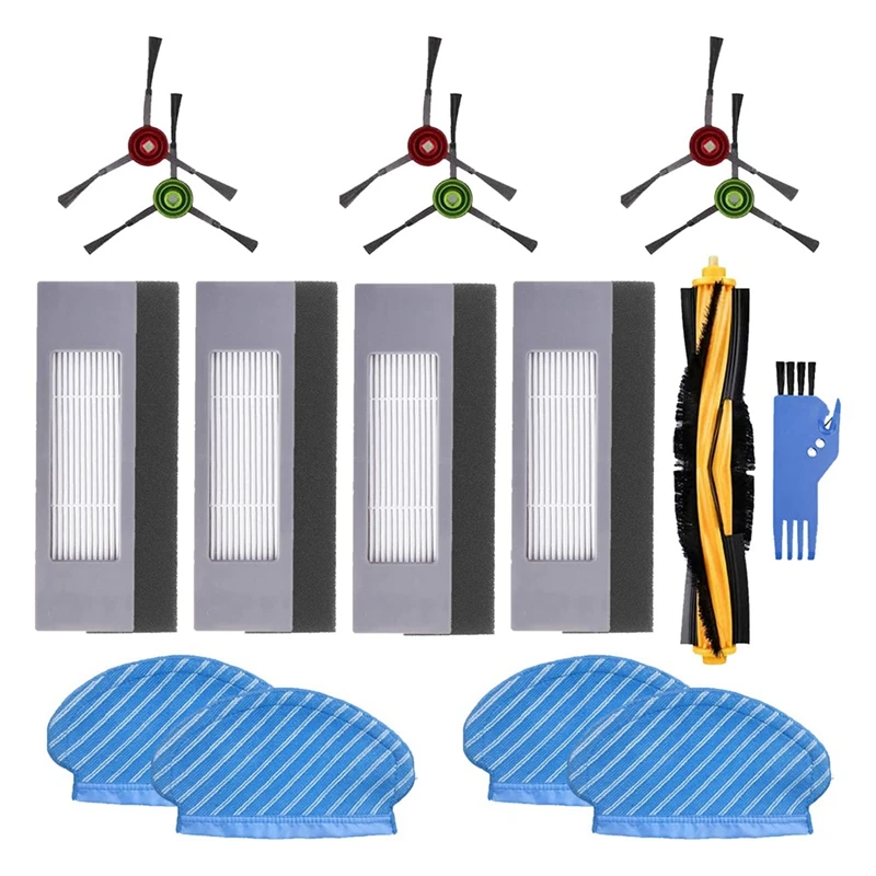 

IG-Filters Main Side Brushs Mop Replacement Parts For Ecovacs Deebot OZMO 920 950 Yeedi 2 Hybrid Vac Robot Vacuum Cleaner
