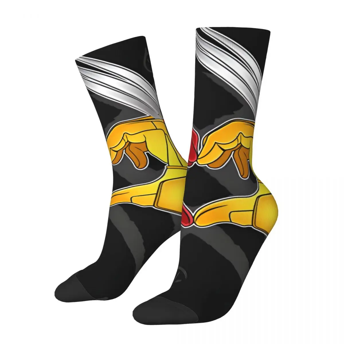 1 пара забавных счастливых мужских носков в стиле ретро Harajuku Disney Marvel Дэдпул и