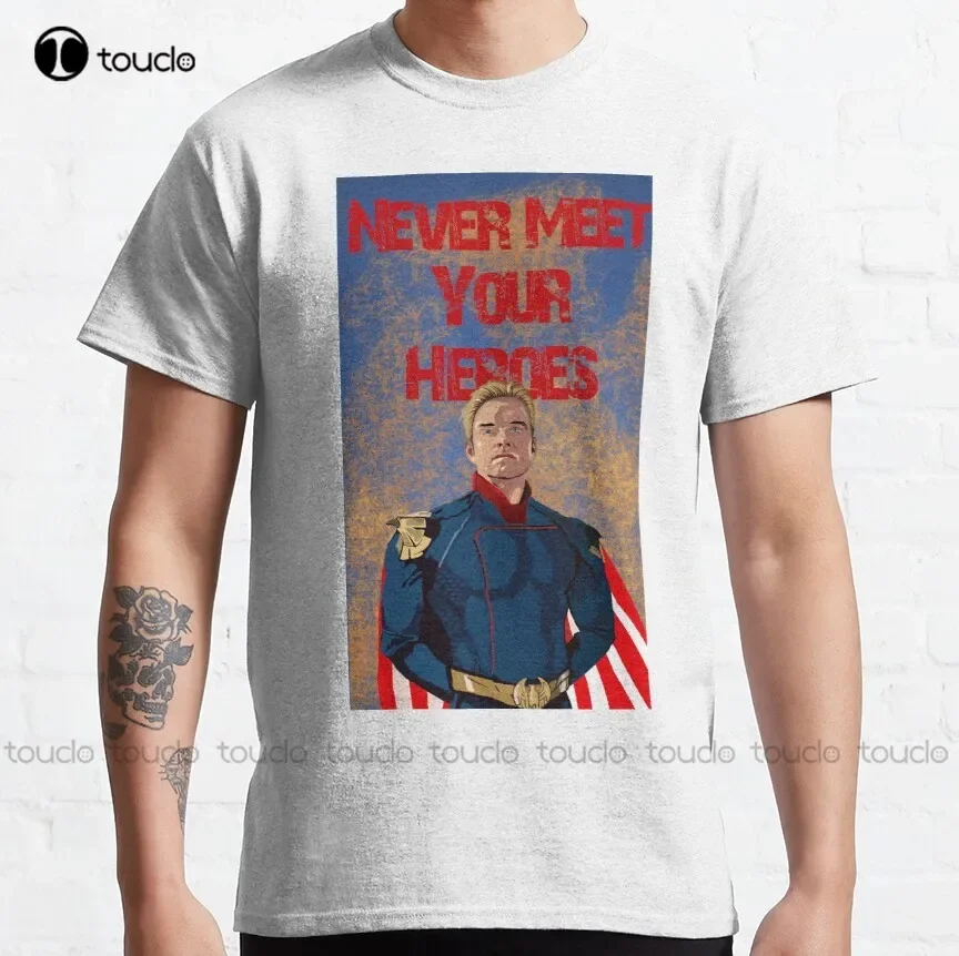 Homelander - классическая футболка Never Meet Your Heroes мужская рубашка для гольфа модный