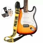 Ремень для гитары из нейлона для акустической электрогитары и басов, многоцветный ремень для гитары, регулируемые цветные нейлоновые ремни с ярким принтом