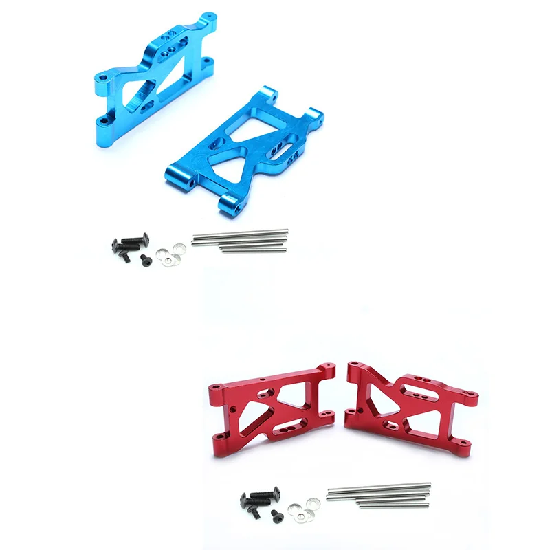

2PCS Rear Lower Suspension Arm For Wltoys 144001 Rc Hobby Model Car 1/14 Lc Racing Full Series Upright Set A-Arm Aluminum