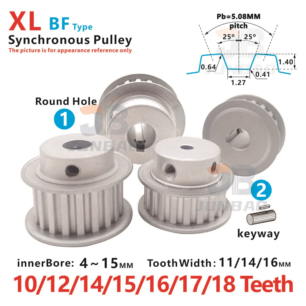 

Синхронное колесо из алюминиевого сплава, 10/12/14/15/16/17/18 зубов, XL
