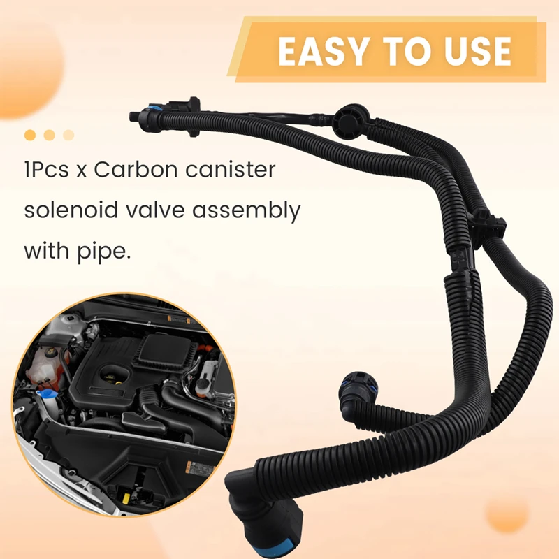 Электромагнитный клапан карбоновой канистры в сборе с трубой для Lincoln MK Z 2014-2016