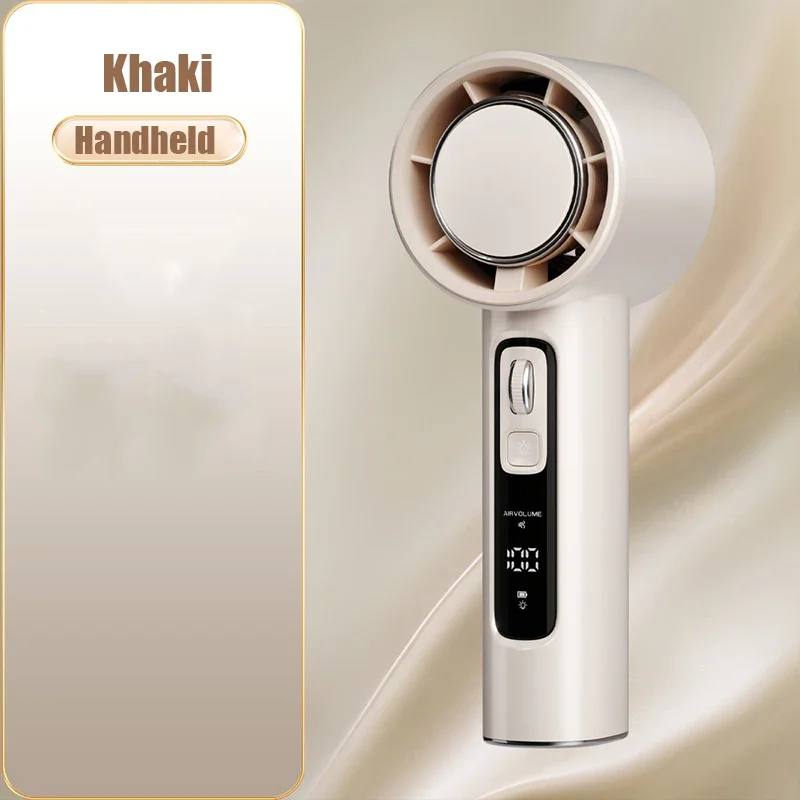 

Портативный вентилятор 5000 мАч, 100 передач, USB мини-портативный перезаряжаемый высокоскоростной турбинный маленький вентилятор, настольный студенческий электрический вентилятор