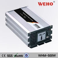 weho 500w 600w dc 12v24v48v ac 220v 50hz 60hz inverter modified sine waveform output single solar power inverter
