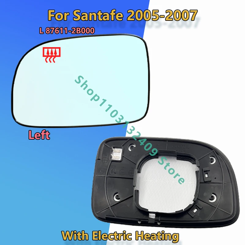 Для Hyundai Santafe 2005 2006 2007 левое/правое боковое зеркало заднего вида/OEM:L 87611-2B000 R
