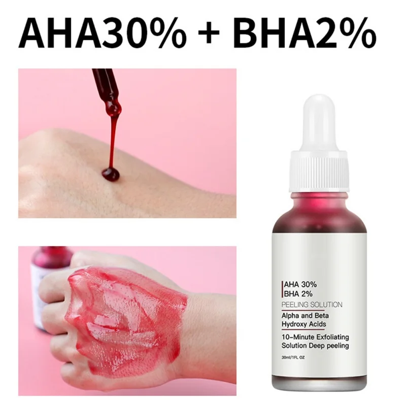 

Anti Aging Improve Texture Fruit Acid Brightening AHA 30% BHA 2% Face Serum 30ml Face Serum