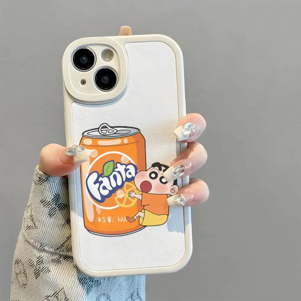 Crayon Shin-chans чехол для телефона IPhone 16 15 14 13 защита от отпечатков пальцев 11 12 Pro Max Mini X XR