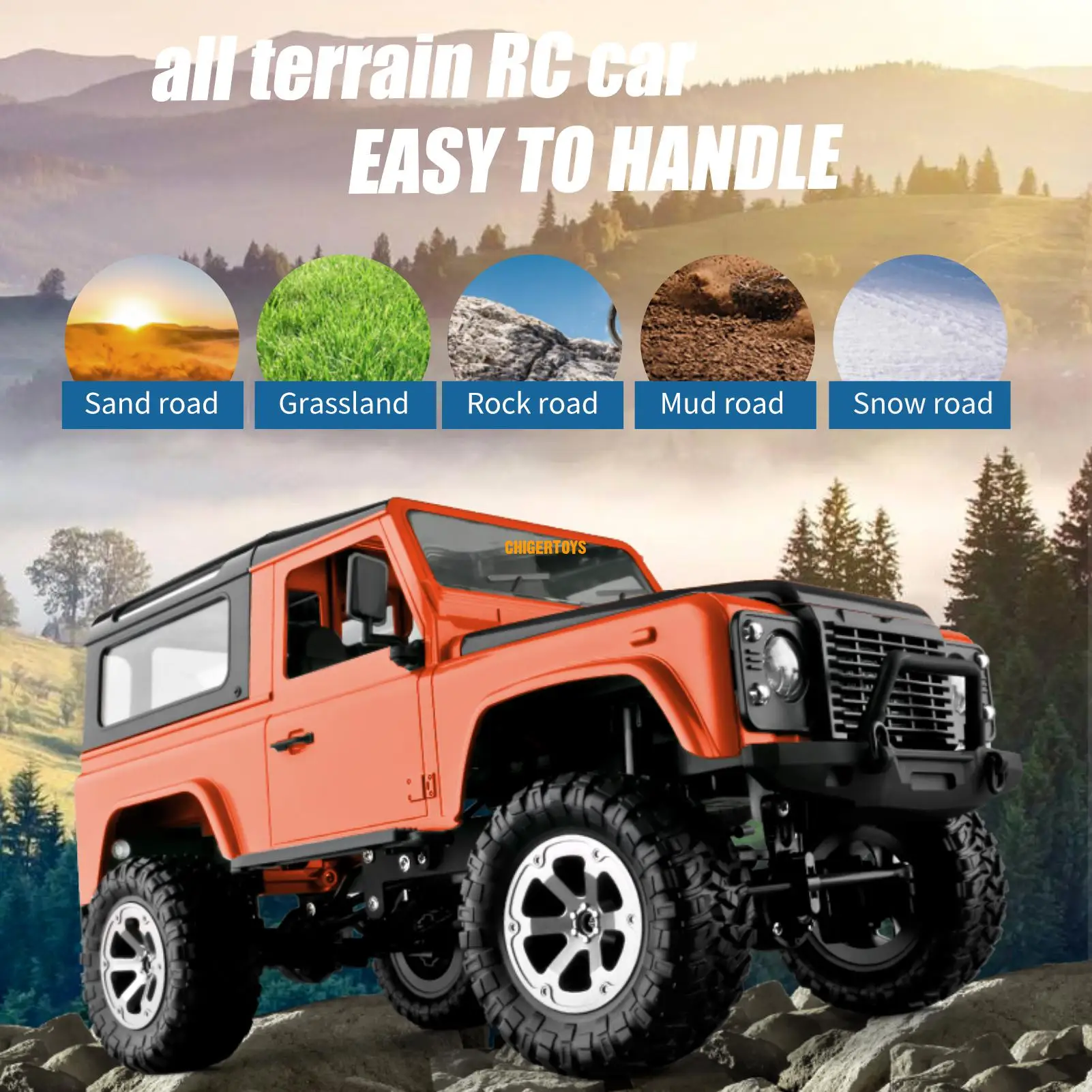 1:12 FY003-1A RC Rock Crawler 4WD Off Road Car 2.4GHz Strong Controllability RC Cars 50min playtime Big RC Truck Toy Kids enlarge