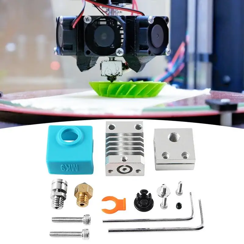 

Экструдер для 3D принтера, Hotend Kit для фотографий, CR10S 3, Аксессуары для 3D принтера, нагревательный блок 0,4 мм, сопло