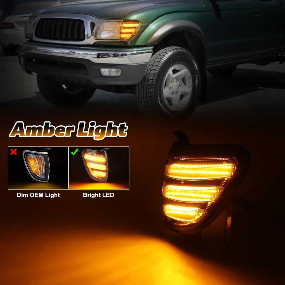 POVTOR светодиодный боковой габаритный фонарь передний угловой парковочный для Tacoma