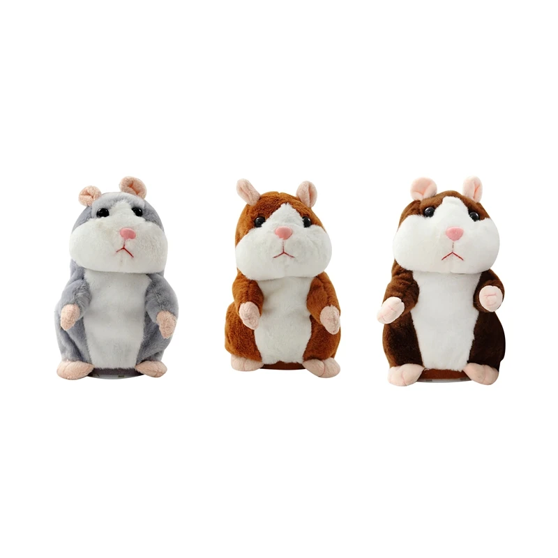 

Talking Hamster Plush Stuffed Toy Plush Interactive Toys Electronic Hamster Toy The Best Gifts For Kids