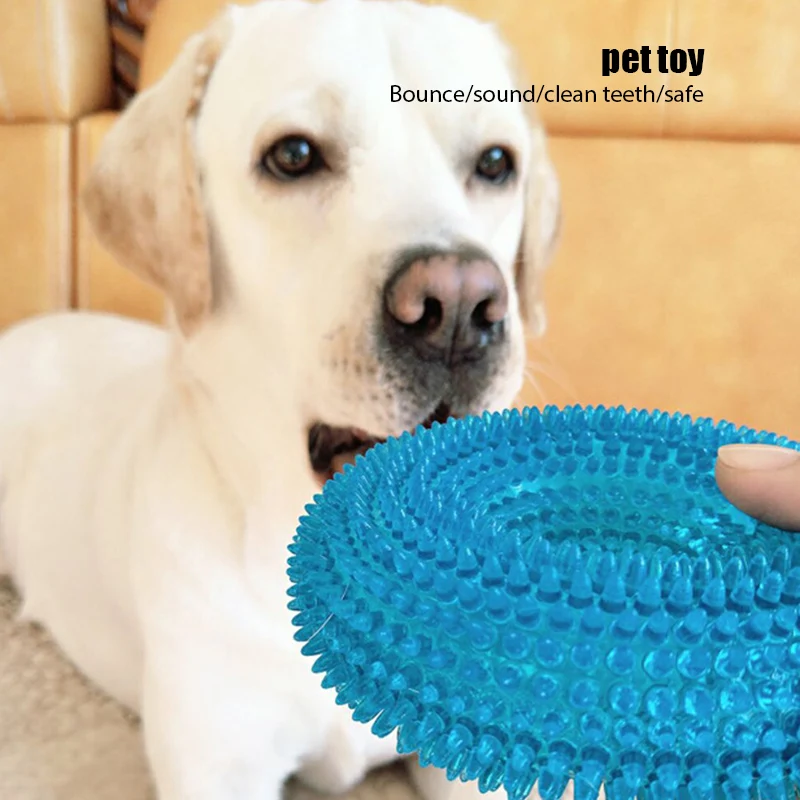 

Аксессуары для домашних питомцев интерактивные игрушки со звуком пищалка игрушка для собак ТПР тренировочная игрушка для питомцев чистка ...