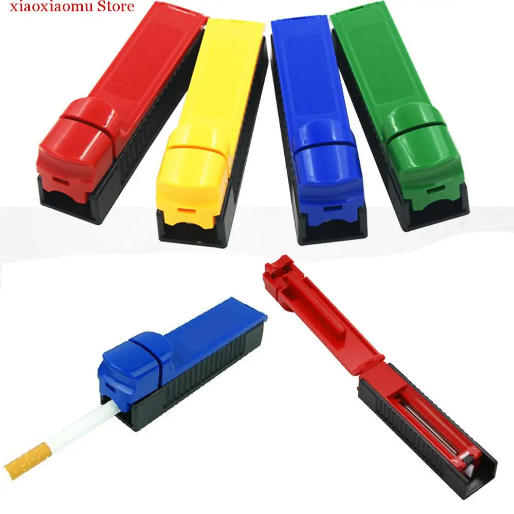 

Plastic Manual Double Tube Cigarette Rolling Injector 8MM Roller Rolling Machine Tobacco Maker Cigarette Maker