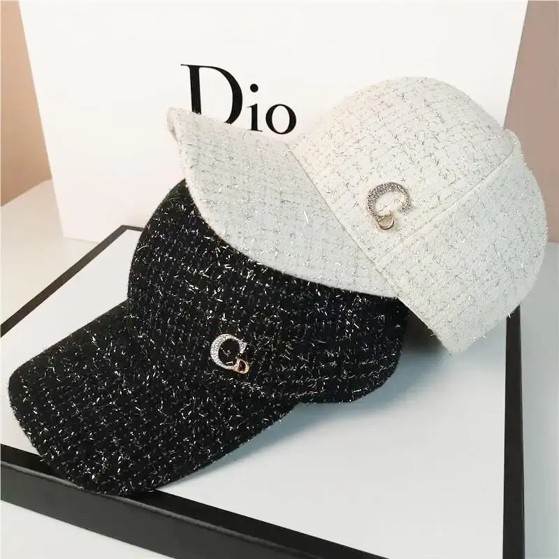

2022 Outdoor Leisure Baseball Cap Luxury Brand Hat Peaked Cap Sunscreen Sun Hat Sun Hat Diamond-studded Fashion Hat Adjustable