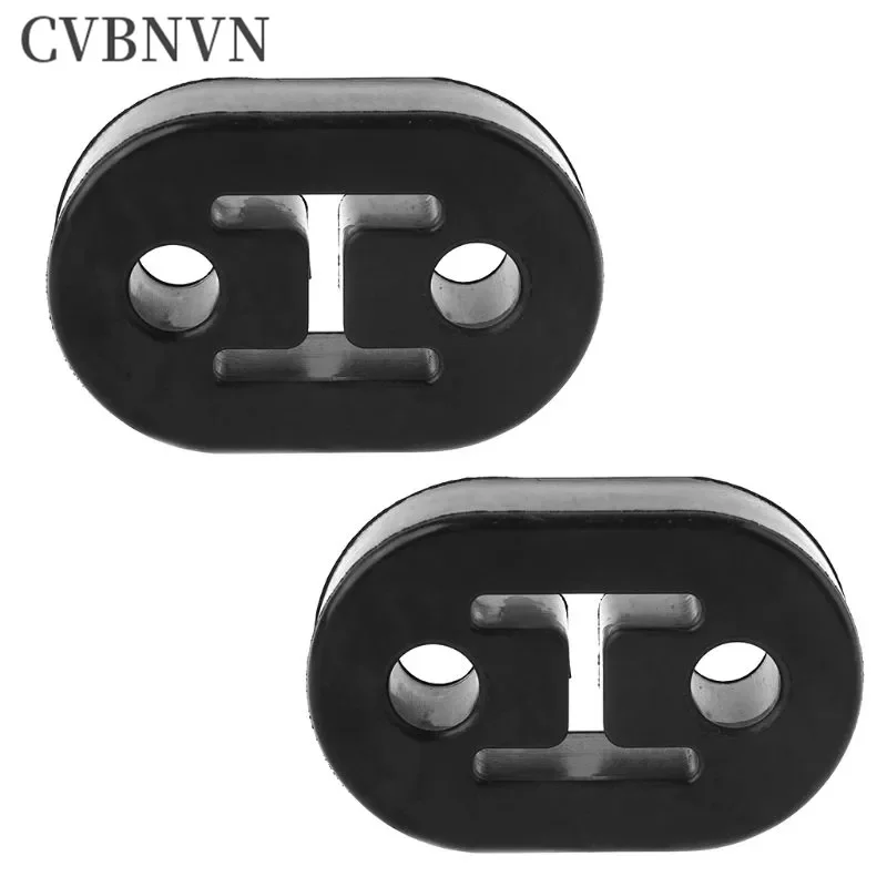 

2x Heavy Duty Exhaust Hanger Bushing Support 2 Holes Bracket Rubber Mount
