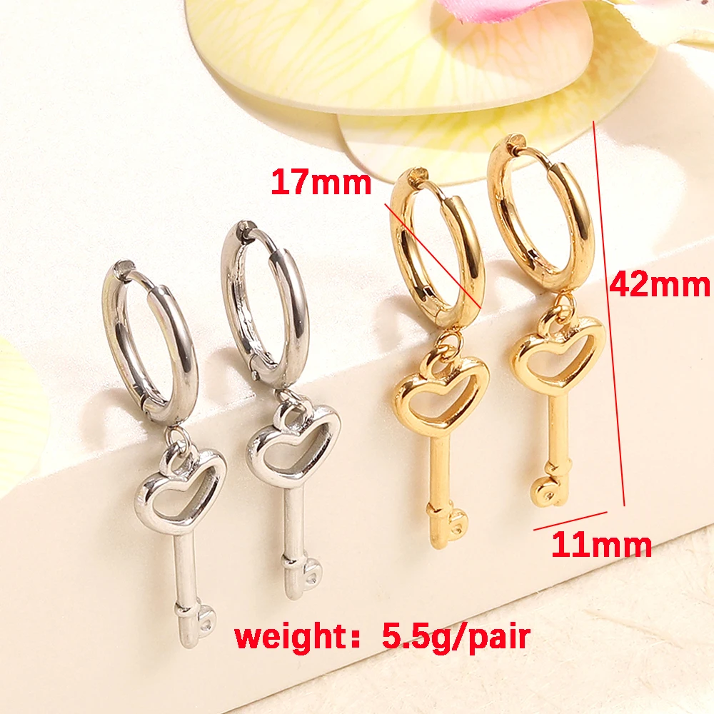 BenS 3 стиля маленькие серьги-кольца из нержавеющей стали золотого цвета