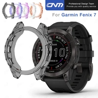 transparent soft case for garmin fenix 7 7s 7x protective bumper cover for fenix 7 smart sport watch protector accessories
