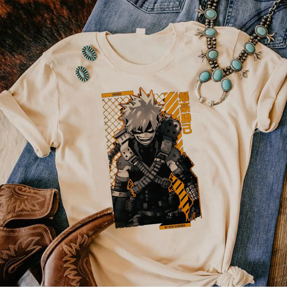 

My Hero Academia t shirt women funny harajuku Tee girl harajuku y2k designer clothing