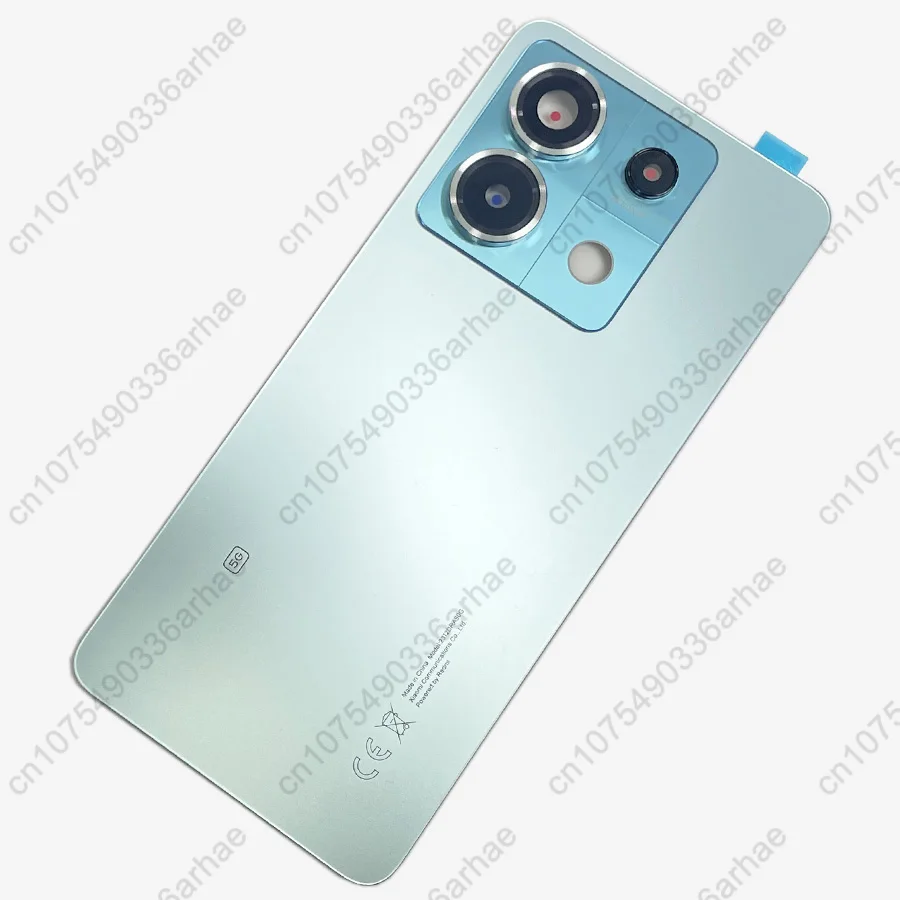 Фото Задняя стеклянная крышка Note 13Pro для Xiaomi Redmi Note 13 Pro 5G, задняя крышка батарейного отсека, сменная задняя дверь, панель корпуса, крышка батарейного отсека №3