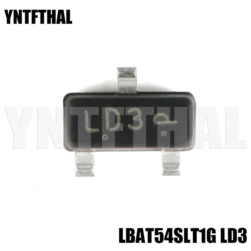 100 шт., новинка, 100% протестированный LBAT54SLT1G LD3 LBAS70-04LT1G CG LBAT54CLT1G 5C LBAS40-04LT1G CB LBAT54ALT1G B6 SOT-23 диоды Schottky