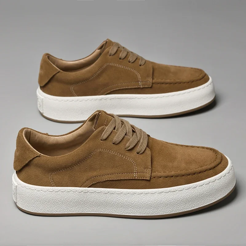 Новинка 2023 модная универсальная однотонная мужская деловая обувь Лидер продаж