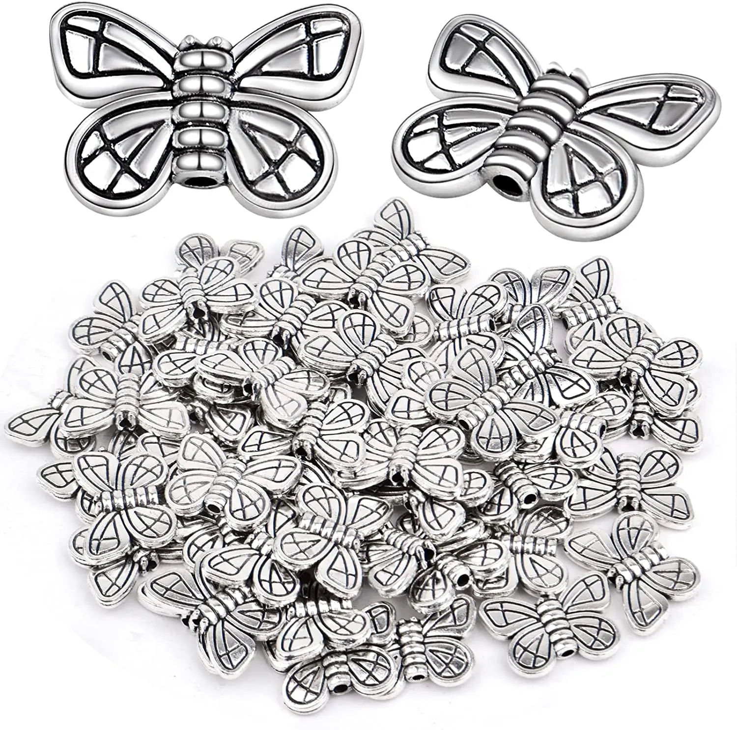 

50 шт., бусины-разделители