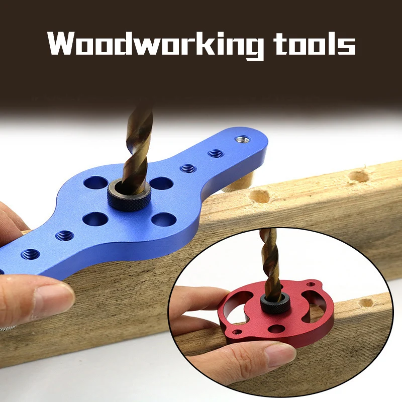 

Hole Puncher Durable Vertical Pocket Hole Dowelling Jig Kit Multifunctional DIY Hole Puncher useful Durable Woodworking NW